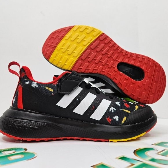 Boy's Shoes adidas Kids Fortarun 2.0 Mickey Mouse Elastic (Little Kid/Big Kid) - Picture 1 of 8